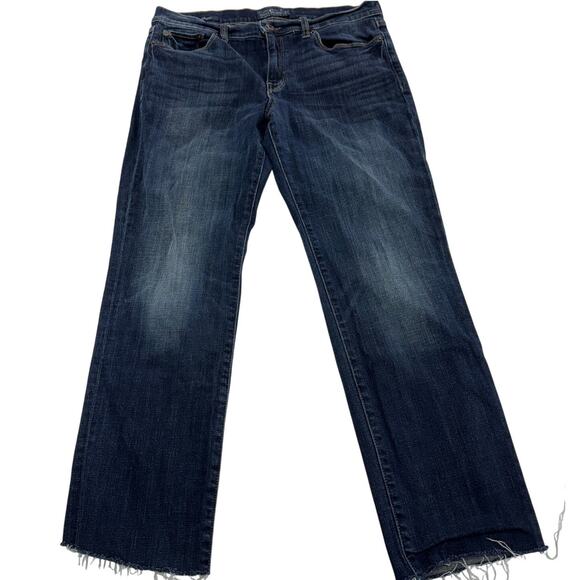 Lucky Brand Denim - Lucky Brand Jeans Womens 10/30 Blue Sweet Straight Raw Hem Denim